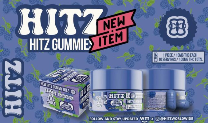 Hitz Blue Raspberry THC Gummies THC gummies