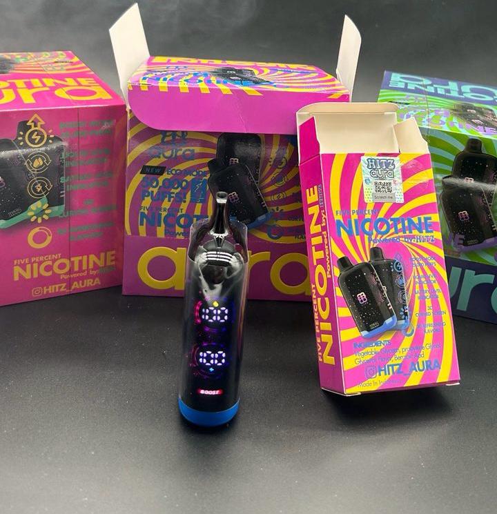 Hitz Nicotine Puffs Disposable – 50 Pack Mixed Flavor Box variety box