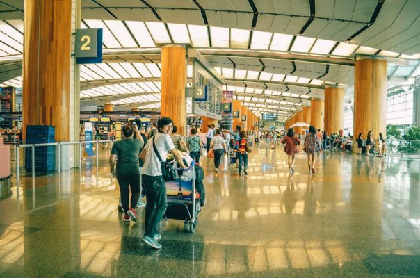 Traveling with a Hitz disposable in an airport